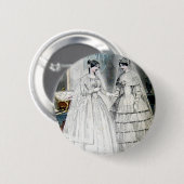 Viktorianisches Hochzeitskleid zwei Frauen Button (Vorne & Hinten)