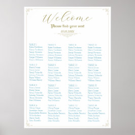 Viktorianisches Hochzeitsticket Poster