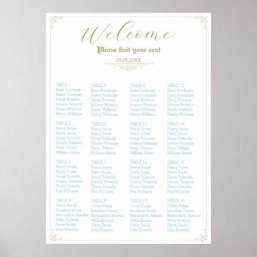 Viktorianisches Hochzeitsticket Poster (Vorne)