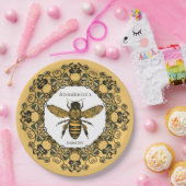 Viktorianisches Honigezeichen Pappteller (Party)