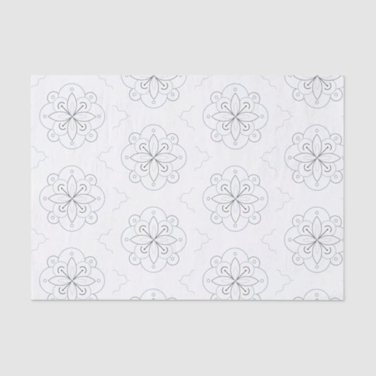 Viktorianisches Inspiriertes Gewebepapier Seidenpapier (Vorderseite)