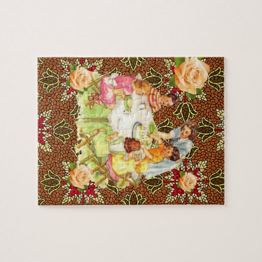 Viktorianisches Jigsaw Puzzle (Horizontal)