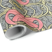 Viktorianisches Jugendstil-Inspiriertes Blume-Must Geschenkpapier (Rolleneckpunkt)