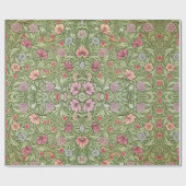 Viktorianisches Jugendstil-Inspiriertes Blumenmust Geschenkpapier (Flach)