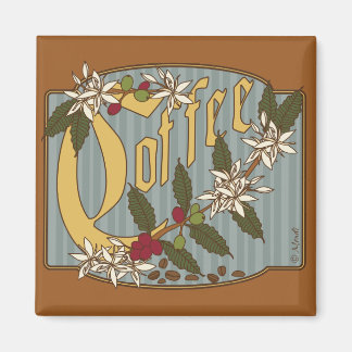 Viktorianisches Kaffeezeichen Magnet