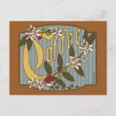 Viktorianisches Kaffeezeichen Postkarte (Vorderseite)