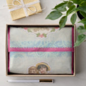 Viktorianisches Kindergeschenk Liebe Herzjunge Mäd Seidenpapier (Geschenk)