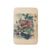 Viktorianisches Kinderkleid Vintag antike Spiele Badematte (Vorderseite Vertikal)