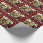 Viktorianisches Kinderweihnachtsverpackungs-Papier Geschenkpapier (Ecke)