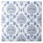 Viktorianisches klassisches Interieur in Blau Fliese (Vorderseite)