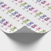 Viktorianisches Kleid aus Vintagem Nähnaht Geschenkpapier (Ecke)