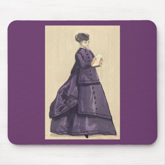 Viktorianisches Kleid Mousepad (Vorne)