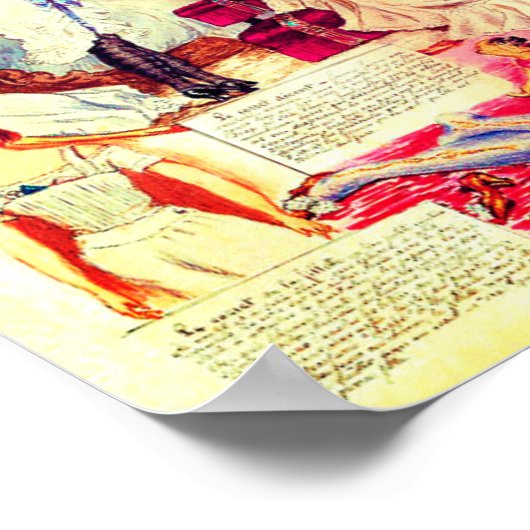 Viktorianisches Korsett Poster (Ecke)