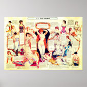 Viktorianisches Korsett Poster (Vorne)