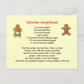 Viktorianisches Lebkuchen Postkarte (Vorderseite)