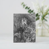 Viktorianisches London - Ein City Throughfare Postkarte (Stehend Vorderseite)