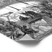 Viktorianisches London - Galerie an der Themse Poster (Ecke)