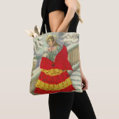 Viktorianisches Mädchen im Winter Tasche (Von Nahem)