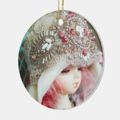 Viktorianisches Mädchen Keramikornament (Links)