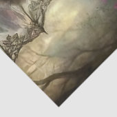 Viktorianisches Mädchen mit Regenschirm-Decoupage Seidenpapier (Ausschnitt)