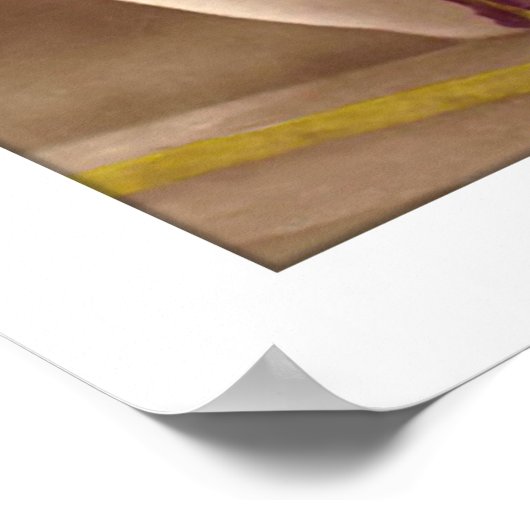 viktorianisches Mädchen mit Ventilatorkopfband Poster (Ecke)