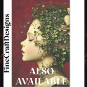 Viktorianisches Mädchen, Samtkleid, Reben BE4 Deco Seidenpapier