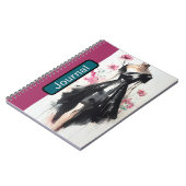 Viktorianisches Mode-Skizzen-Cover-Journal Notizblock (Linke Seite)