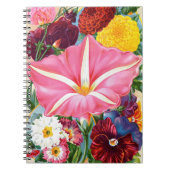 Viktorianisches Moonflower SpiralNotebook Notizblock (Vorderseite)