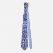 Viktorianisches Motiv in blau Krawatte (Vorderseite)
