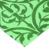 Viktorianisches Motiv in grün Tischdecke (Schrägansicht)