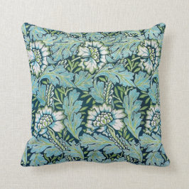 Viktorianisches Muster aus Blumenmuster Kissen