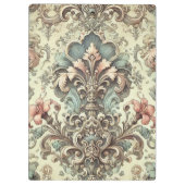 Viktorianisches Muster für Blumendach Klemmbrett (Rückseite)