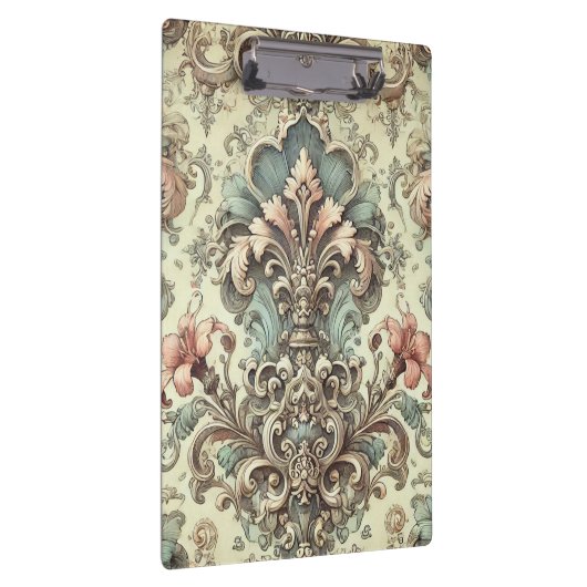 Viktorianisches Muster für Blumendach Klemmbrett (Rechts)