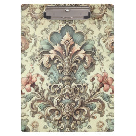 Viktorianisches Muster für Blumendach Klemmbrett