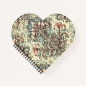 Viktorianisches Muster für Blumendach Notizblock (Vorderseite)