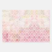 Viktorianisches Muster mit Vintager Hintergrundver Geschenkpapier Set (Vorderseite)