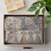 Viktorianisches Nähen von Gewebepapier Seidenpapier (Geschenk)