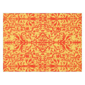 Viktorianisches orangefarbenes Motiv Tischdecke (Vorderseite (Horizontal))