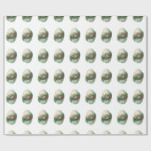 Viktorianisches Ostereier Blume Geschenkpapier (Flach)