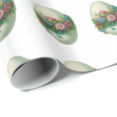 Viktorianisches Ostereier Blume Geschenkpapier (Rolleneckpunkt)