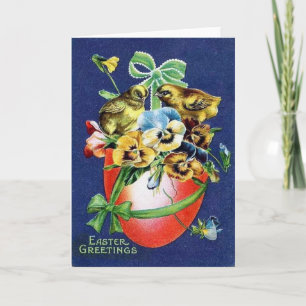 Viktorianisches Ostern Feiertagskarte