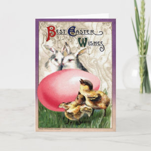 Viktorianisches Ostern Feiertagskarte