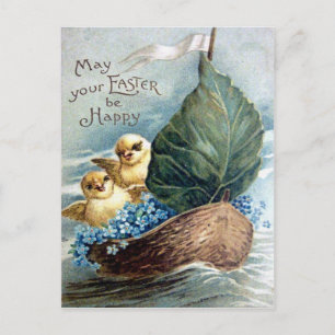 Viktorianisches Ostern Feiertagspostkarte