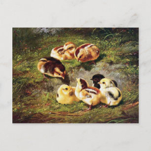Viktorianisches Ostern Feiertagspostkarte