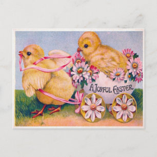 Viktorianisches Ostern Feiertagspostkarte