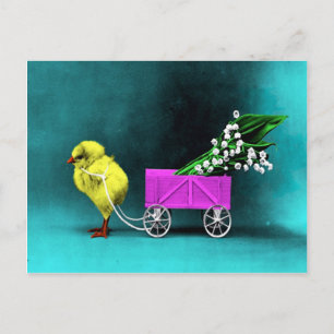 Viktorianisches Ostern Feiertagspostkarte