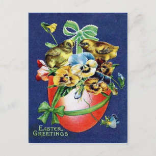 Viktorianisches Ostern Feiertagspostkarte