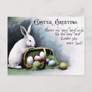 Viktorianisches Ostern Feiertagspostkarte
