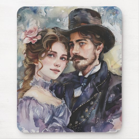 Viktorianisches Paar Mousepad (Vorne)