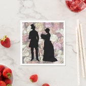 Viktorianisches Paar Serviette (Beispiel)